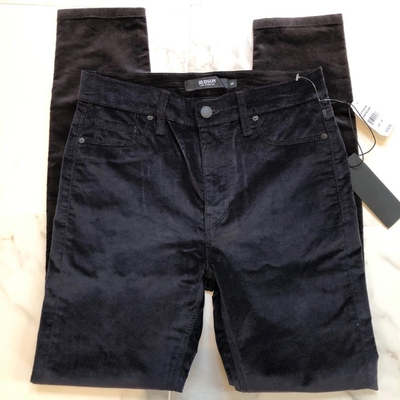 Hudson Jeans Barbara Super Skinny Velvet Jeans Sz 25 - Picture 2 of 8
